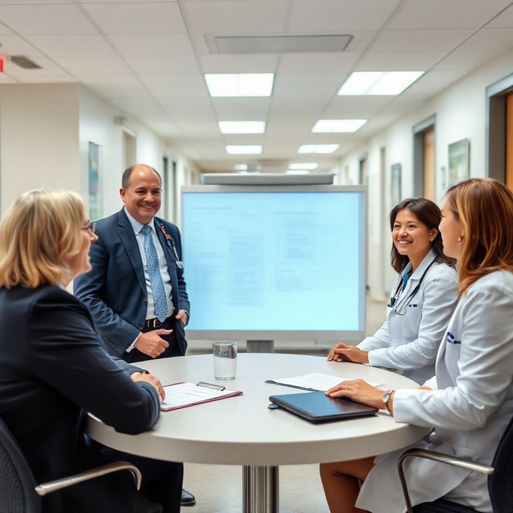 Gesundheitswesen Führungsteam